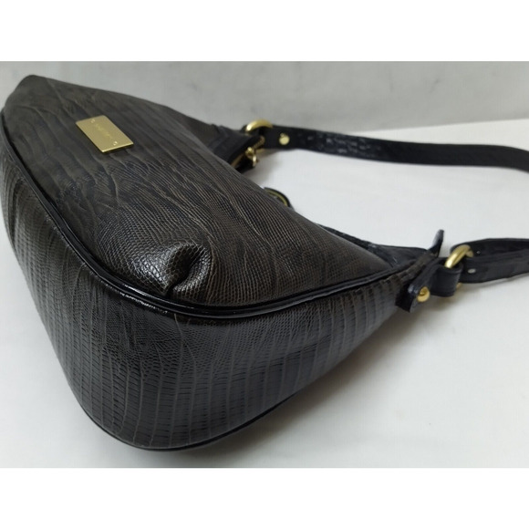 Brahmin Bekka Brown Leather Zipper Closure Hobo Shoulder Bag - Picture 10 of 16